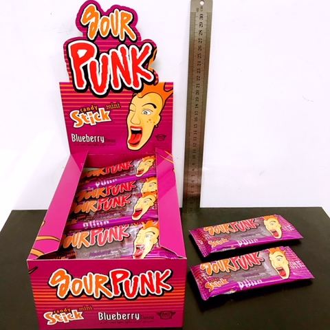 SOUR PUNK STICK CANDY - BLUEBERRY