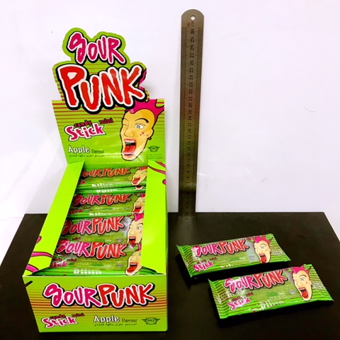 SOUR PUNK STICK CANDY - APPLE