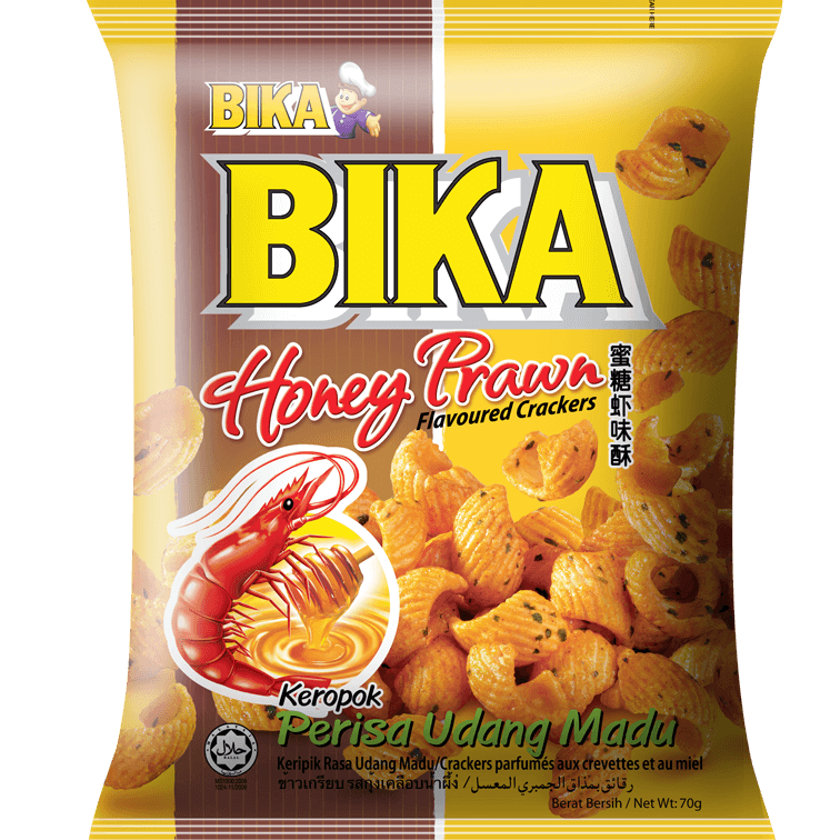 Bika Honey Prawn Crackers